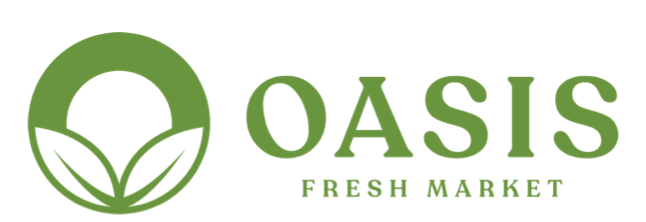 A theme logo of Oasis Fresh Market